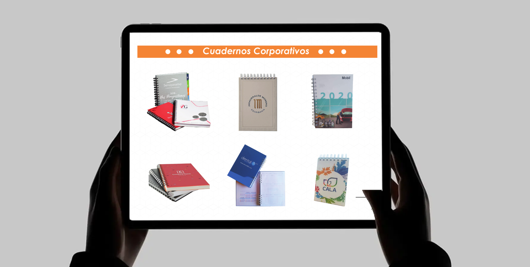 Cuadernos corporativos personalizados