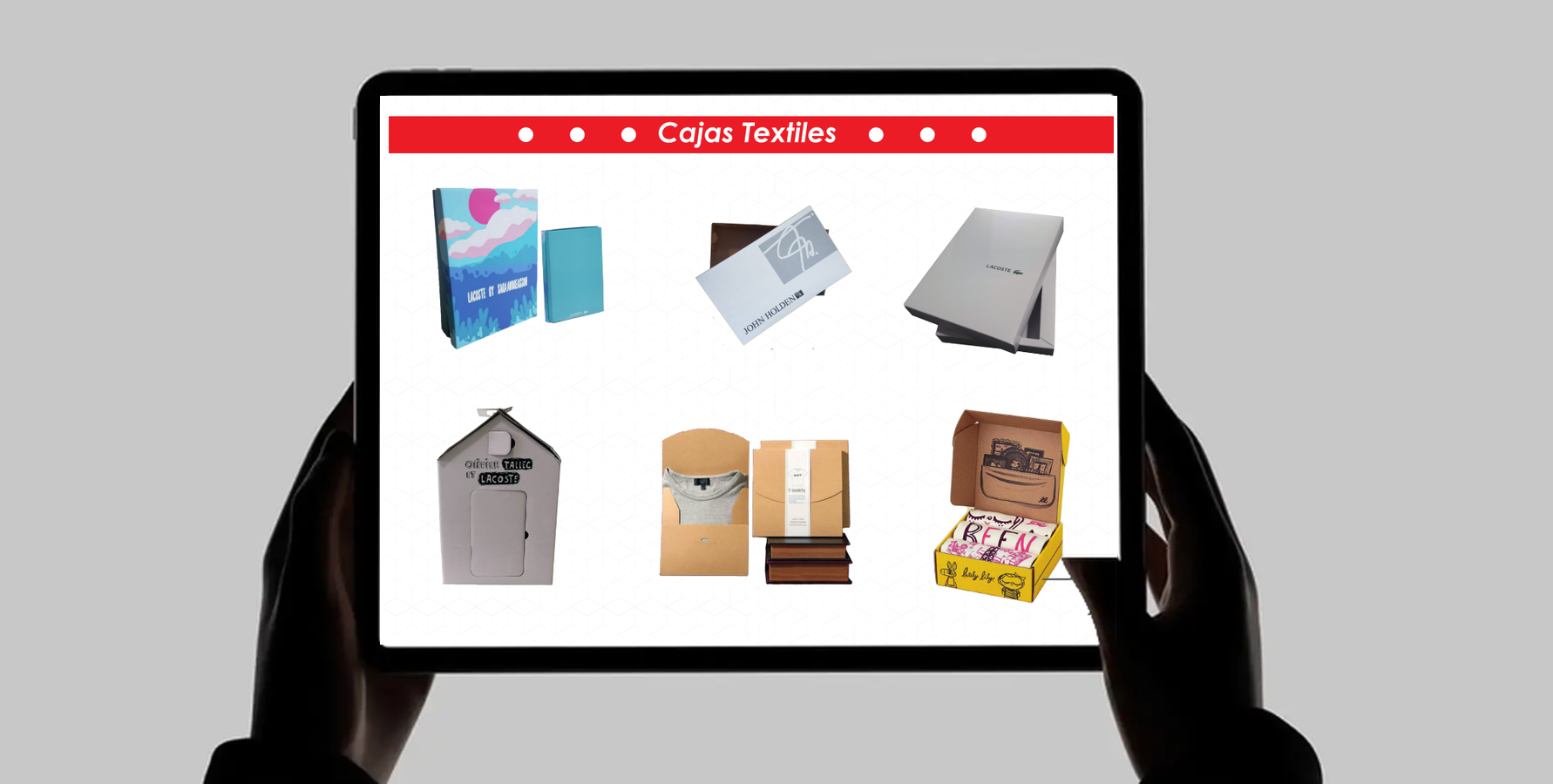 Cajas textiles